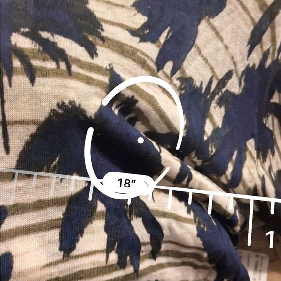 Nic + Zoe floral linen blend top L - Picture 7 of 7